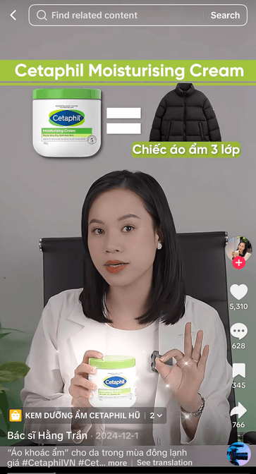 Cetaphil creator content 4